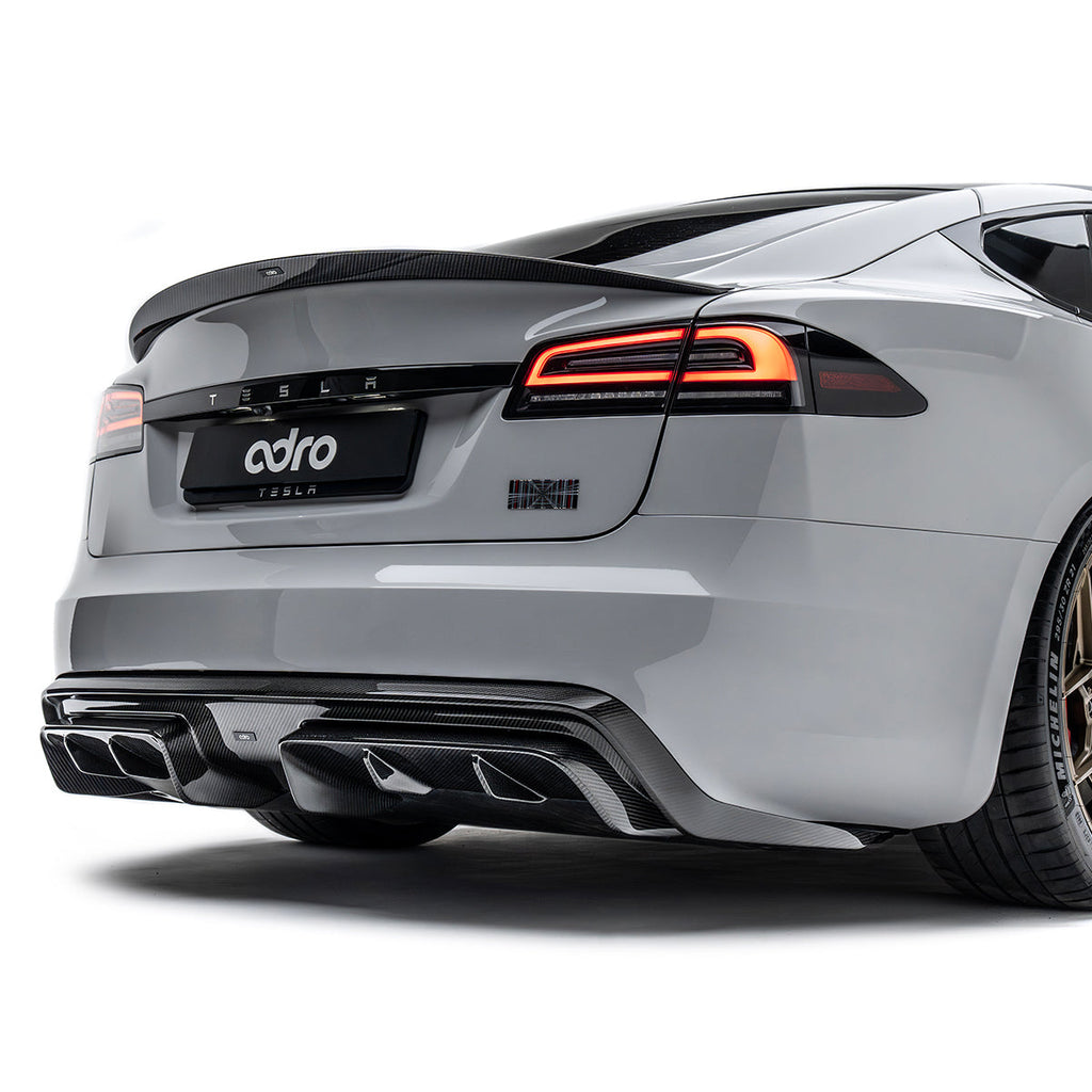 TESLA MODEL S PLAID PREPREG REAR DIFFUSER