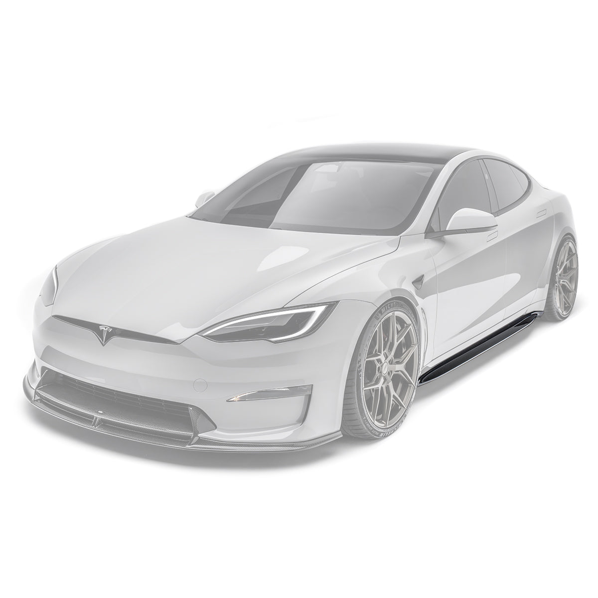 TESLA MODEL S PLAID PREPREG SIDE SKIRTS