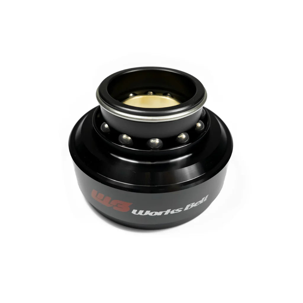 Works Bell RAPFIX 2 Steering Wheel Quick Release System Kit - Bolt-On - Black