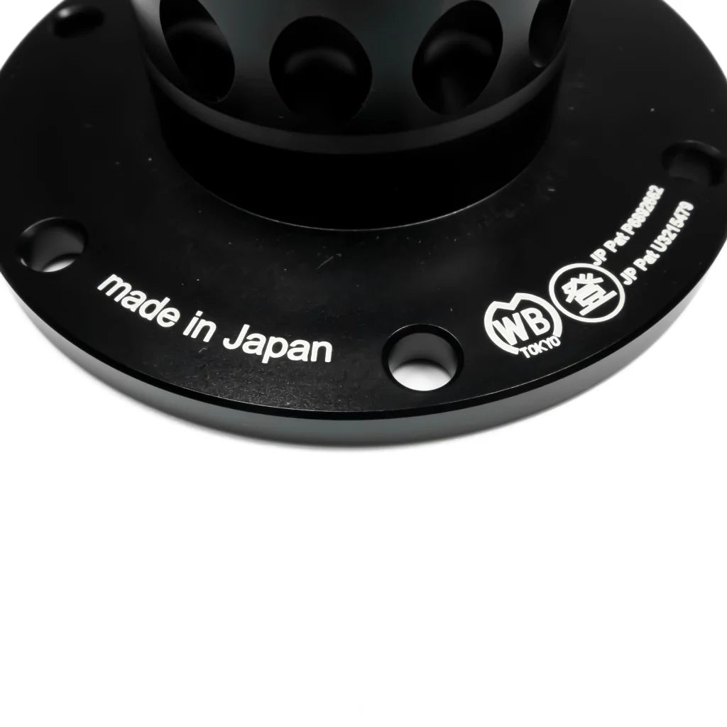Works Bell RAPFIX 2 Steering Wheel Quick Release System Kit - Bolt-On - Black