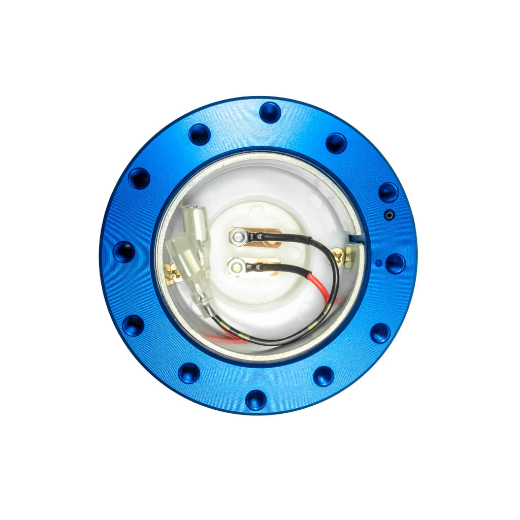 Works Bell RAPFIX 2 Steering Wheel Quick Release System Kit - Bolt-On - Blue