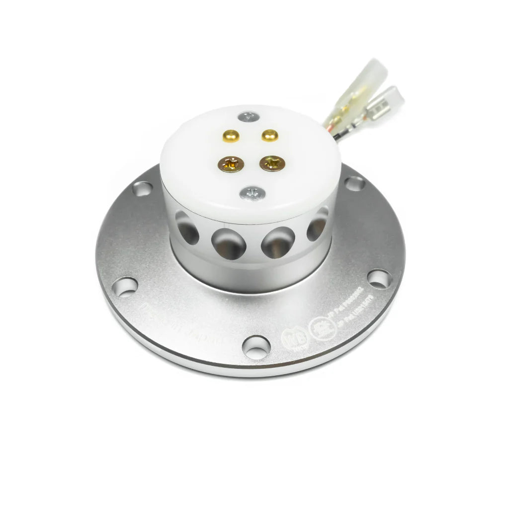 Works Bell RAPFIX 2 Steering Wheel Quick Release System Kit - Bolt-On - Silver