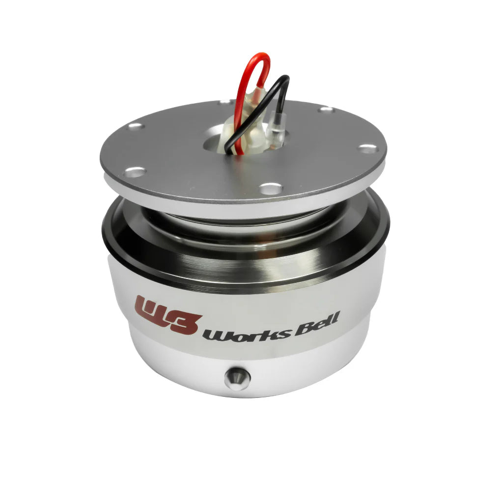 Works Bell RAPFIX 2 Steering Wheel Quick Release System Kit - Bolt-On - Silver