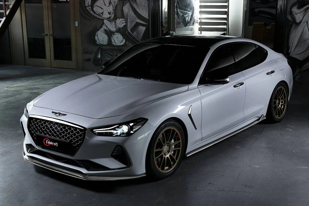 GENESIS G70 CARBON FIBER FRONT LIP V1
