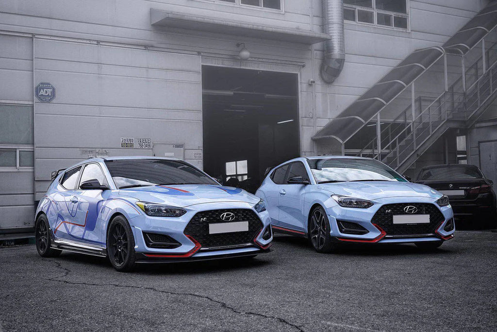 HYUNDAI VELOSTER N CARBON FIBER FRONT LIP V1