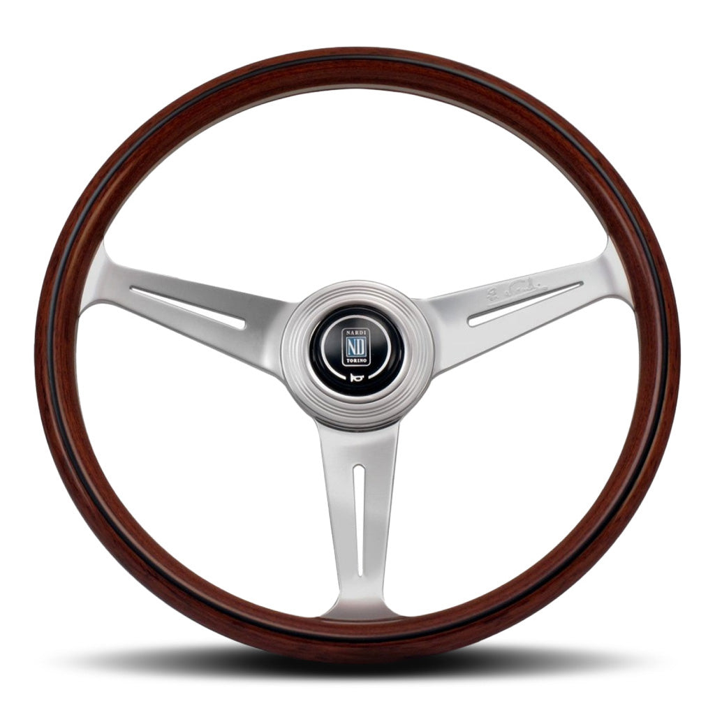 Nardi ND Classic Steering Wheel - Wood Polished Spokes 360mm