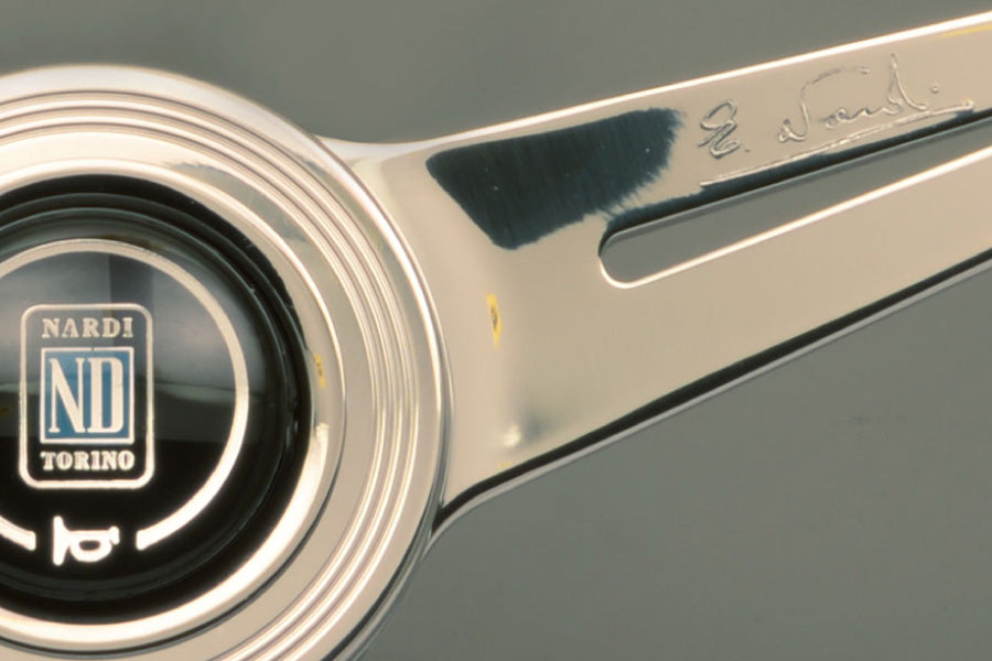 Nardi ND Classic Steering Wheel - Wood Black Spokes 360mm