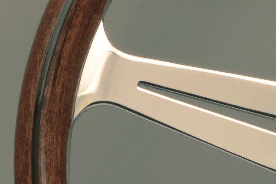 Nardi ND Classic Steering Wheel - Wood Black Spokes 360mm