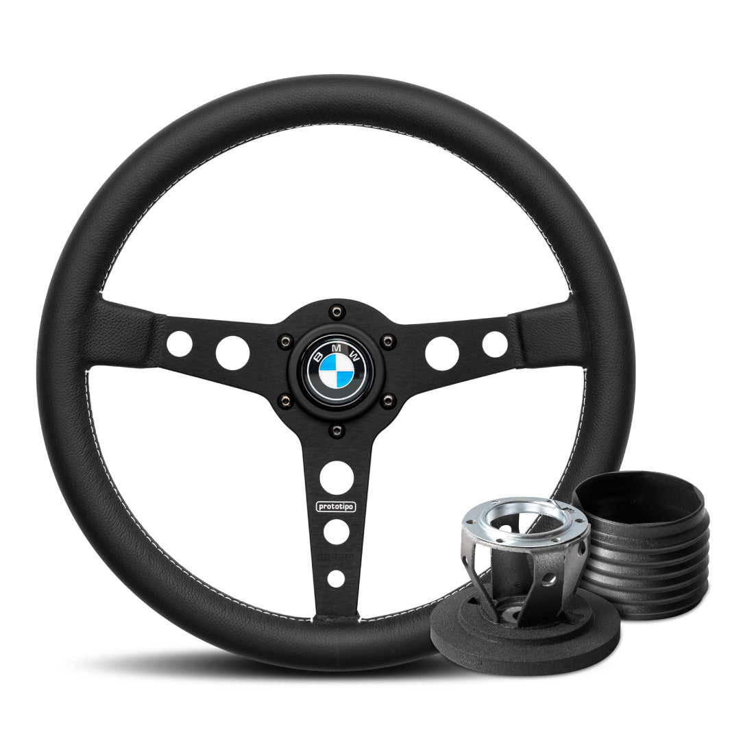 MOMO Prototipo Steering Wheel & Hub Adapter Boss Kit For BMW
