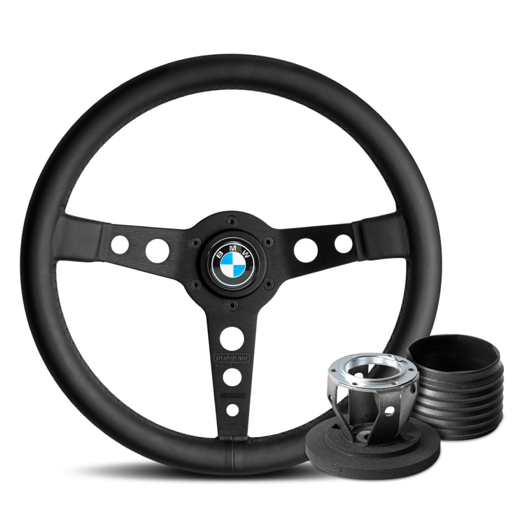 MOMO Prototipo Steering Wheel & Hub Adapter Boss Kit For BMW