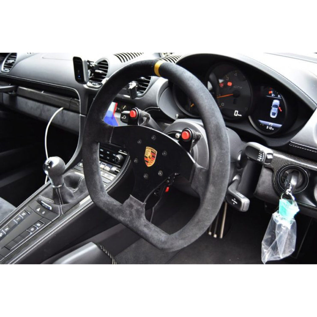 Porsche 911 (991) GT3 Cup Steering Wheel & Works Bell RAPFIX GTC Tilt-Up Kit For Porsche Cayman Boxster 718 (981)