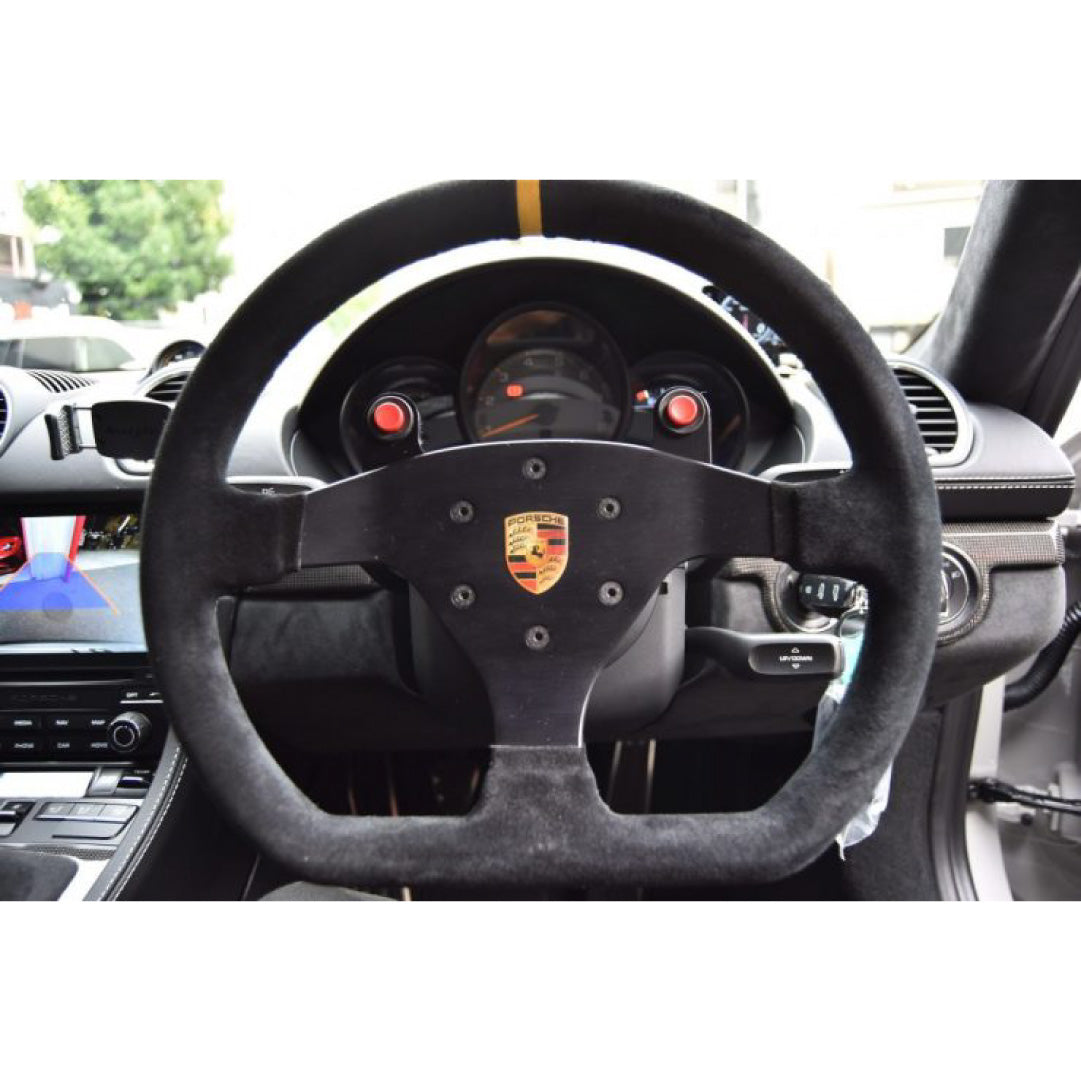 Porsche 911 (991) GT3 Cup Steering Wheel & Works Bell RAPFIX GTC Tilt-Up Kit For Porsche Cayman Boxster 718 (981)
