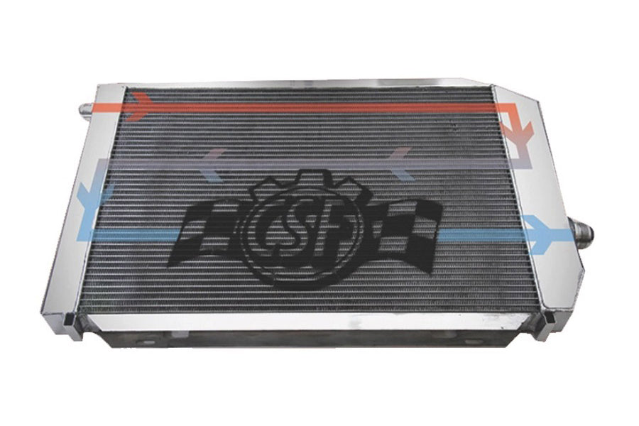 CSF #8131B BMW F3X/F2X B58/B48 Triple-Pass Heat Exchanger w/ Rock Guard - Black