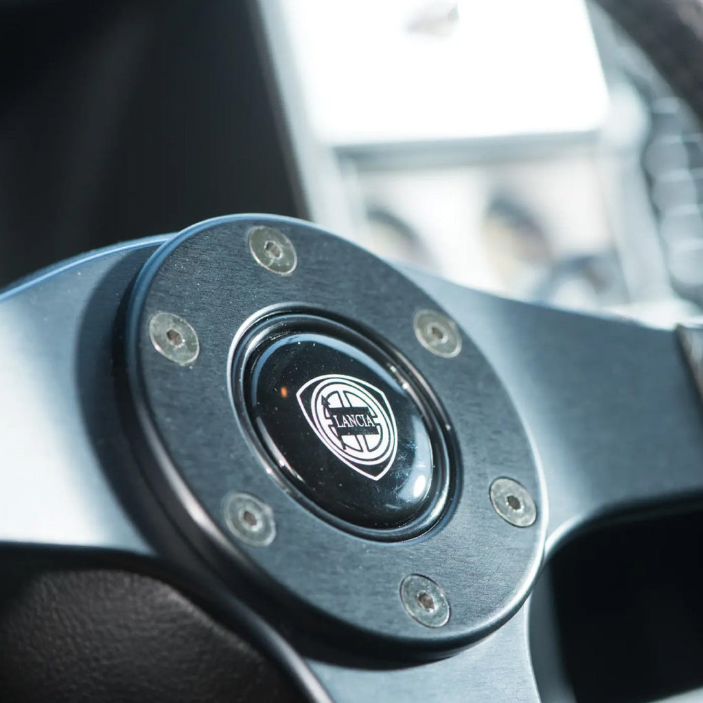 MOMO Lancia Steering Wheel Centre Ring - Flat Top - Black