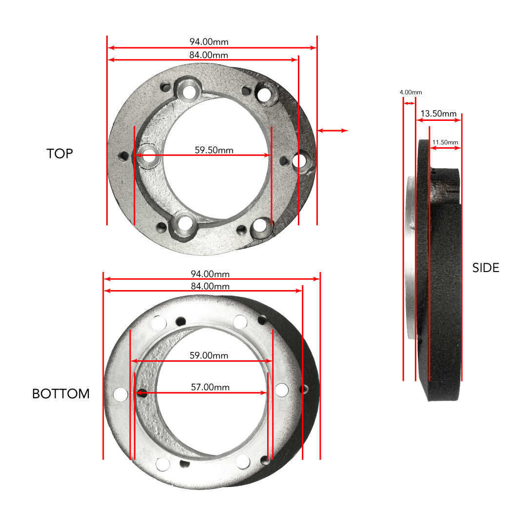 MOMO Steering Wheel Eccentric Spacer Kit