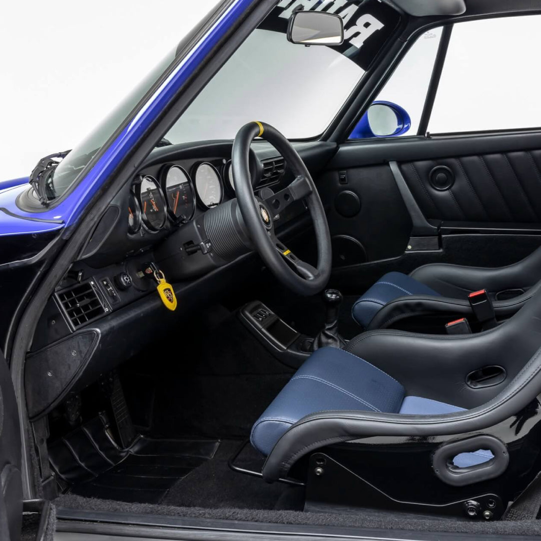 MOMO Mod. 07 Steering Wheel - Black Leather Black Spokes 350mm