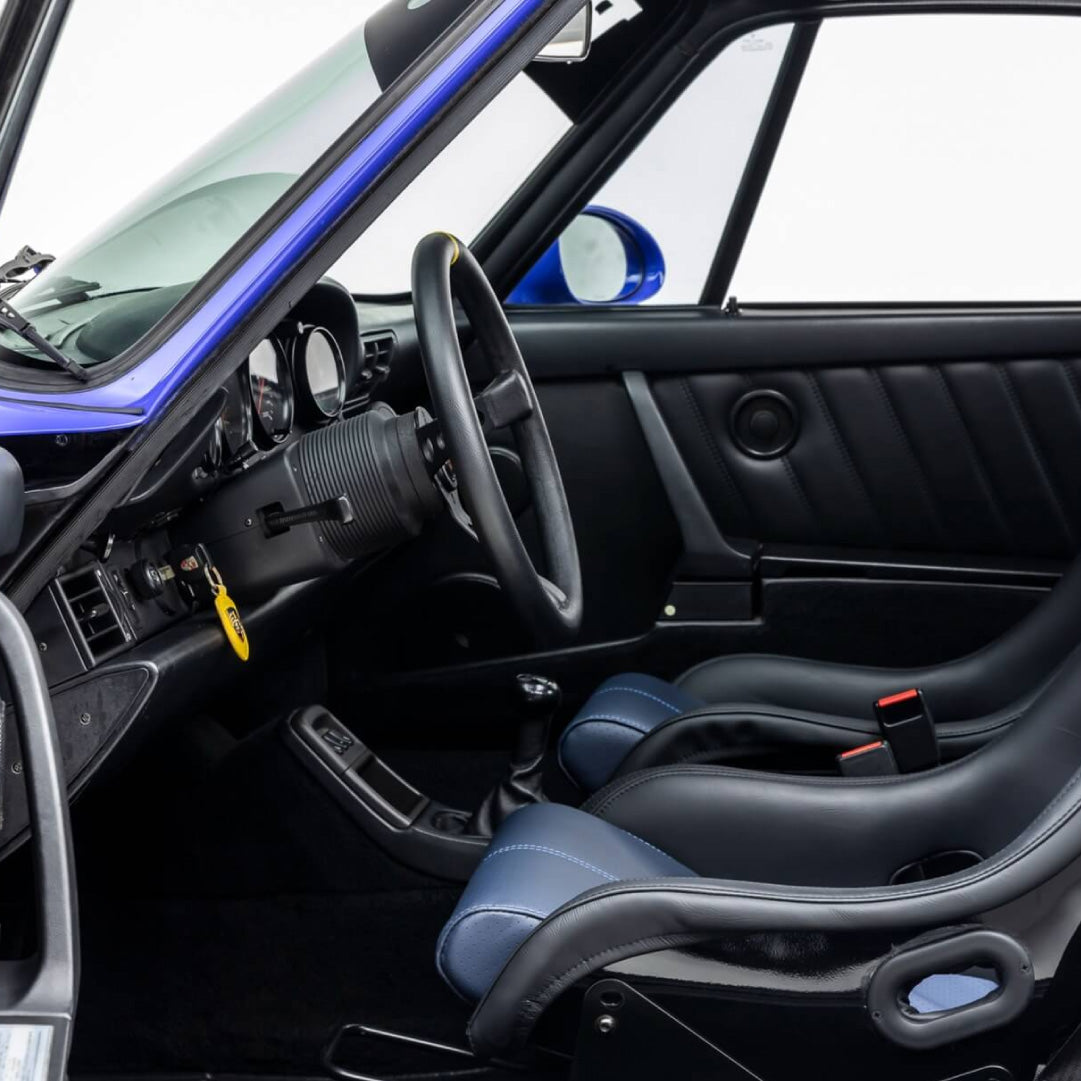 MOMO Mod. 07 Steering Wheel - Black Leather Black Spokes 350mm