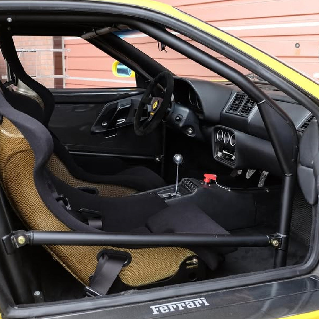 Ferrari F355 Challenge MOMO Mod. 69 Steering Wheel & Works Bell RAPFIX Quick Release Kit For Ferrari F355 360 Modena