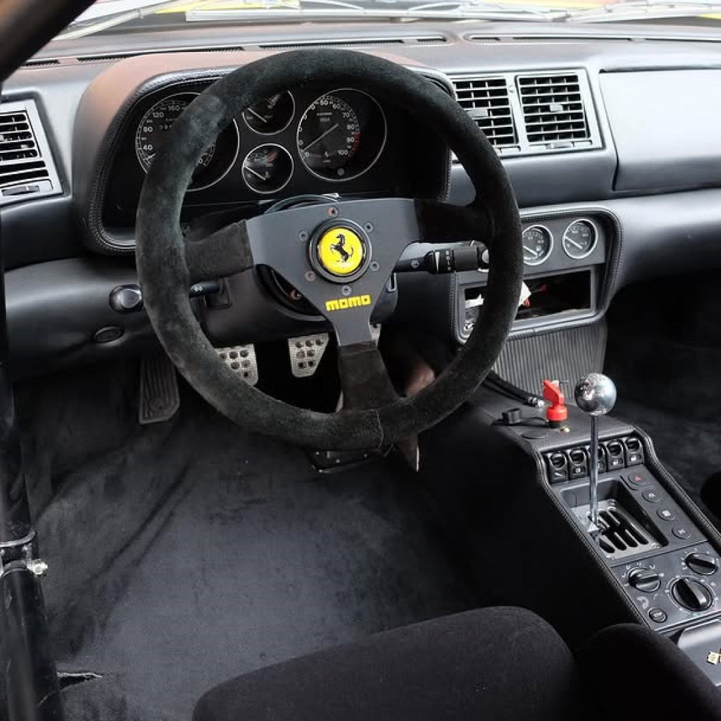 Ferrari F355 Challenge MOMO Mod. 69 Steering Wheel & Works Bell RAPFIX Quick Release Kit For Ferrari F355 360 Modena