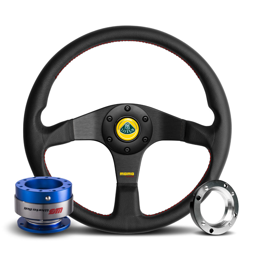 MOMO Tuner Steering Wheel & Works Bell Rapfix Quick Release Kit For Lotus Elise