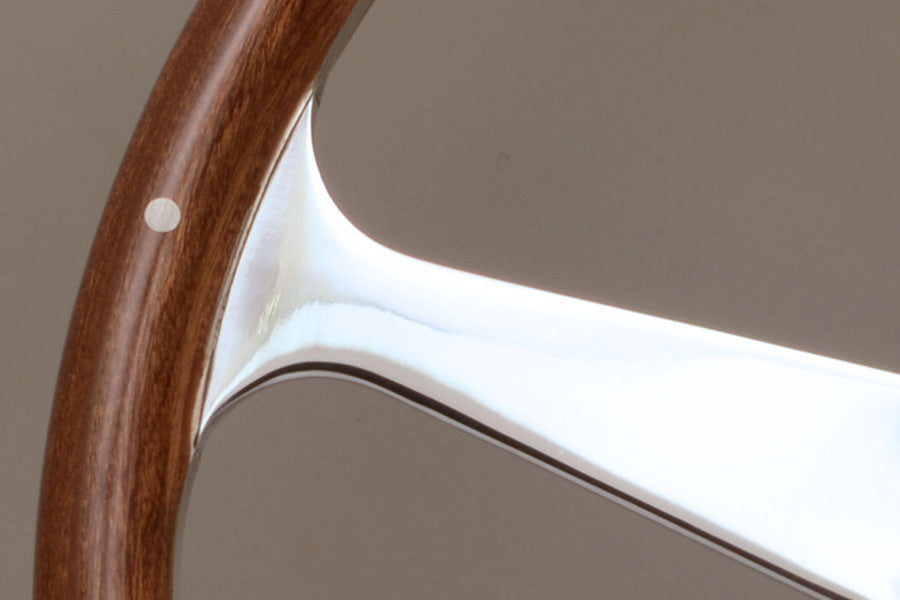 Nardi Anni ’50 Steering Wheel - Mahogany Wood Glossy Spokes 380mm