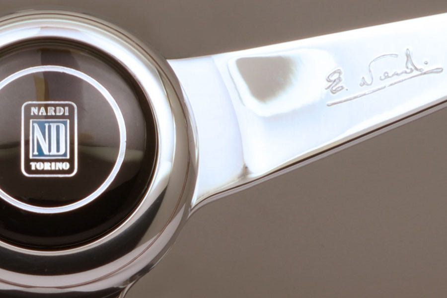 Nardi Anni ’50 Steering Wheel - Mahogany Wood Glossy Spokes 380mm