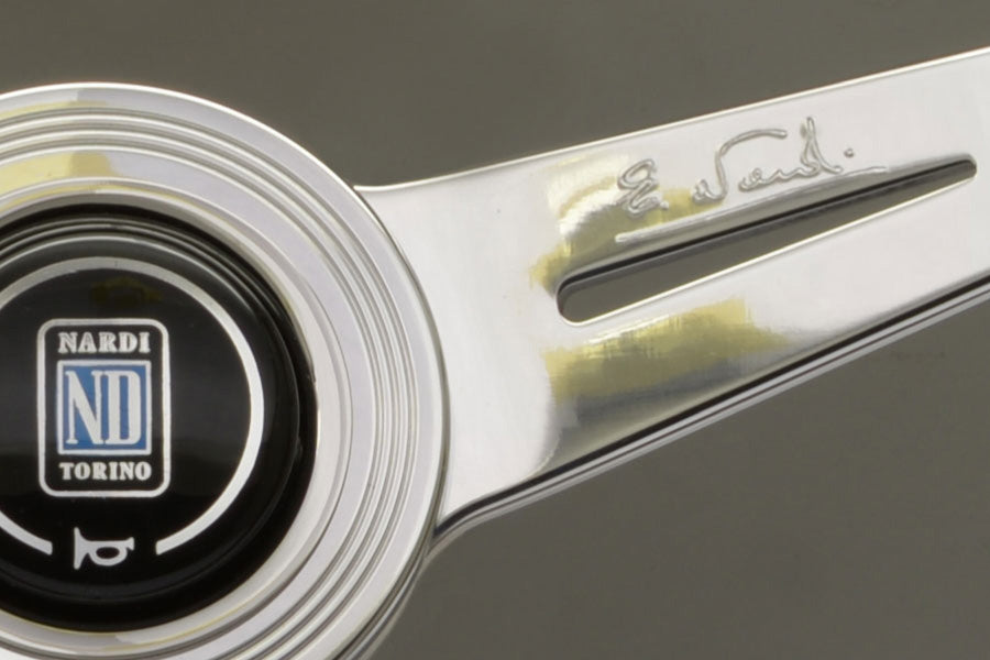 Nardi ND Classic Steering Wheel - Wood Polished Spokes 330mm