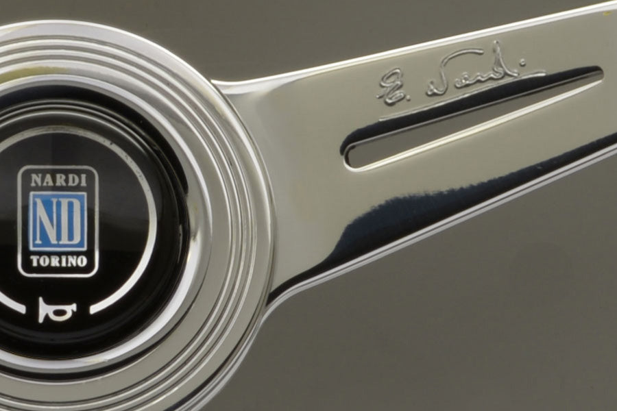 Nardi ND Classic Steering Wheel - Wood Polished Spokes 340mm