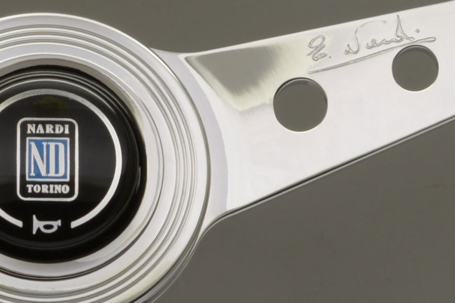 Nardi ND Classic Steering Wheel - Wood Polished Spokes 360mm