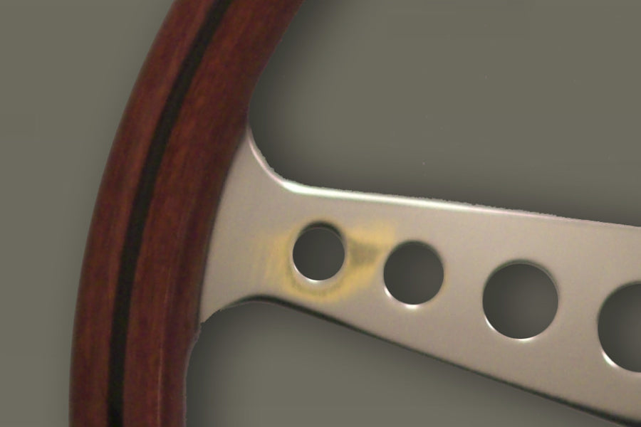 Nardi ND Classic Steering Wheel - Wood Polished Spokes 360mm