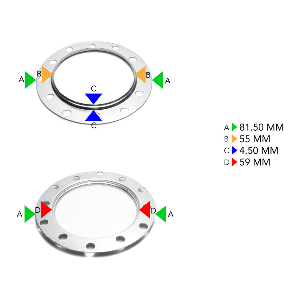 OMP Steering Wheel Hub Boss Kit Horn Button Retaining Ring
