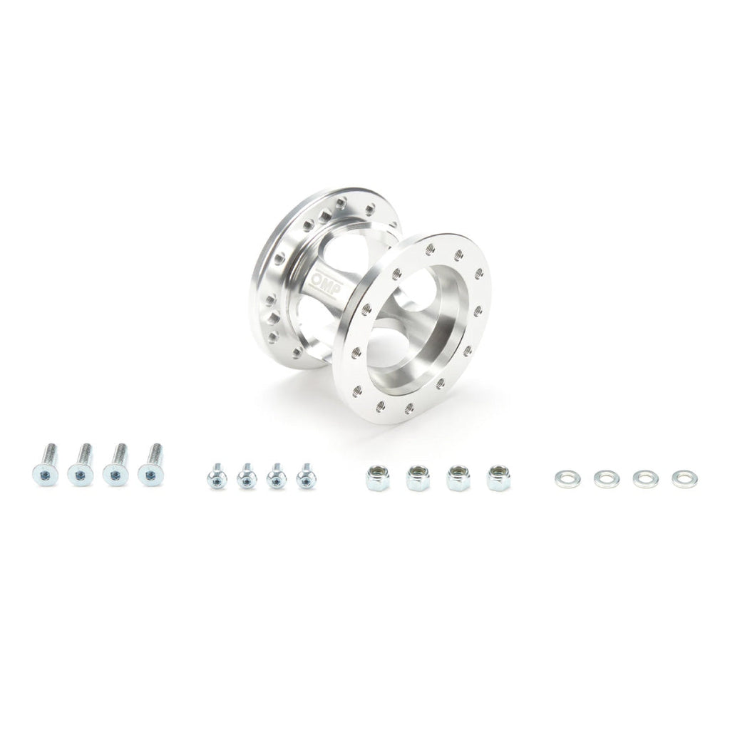 OMP Steering Wheel Spacer - 60mm - Silver