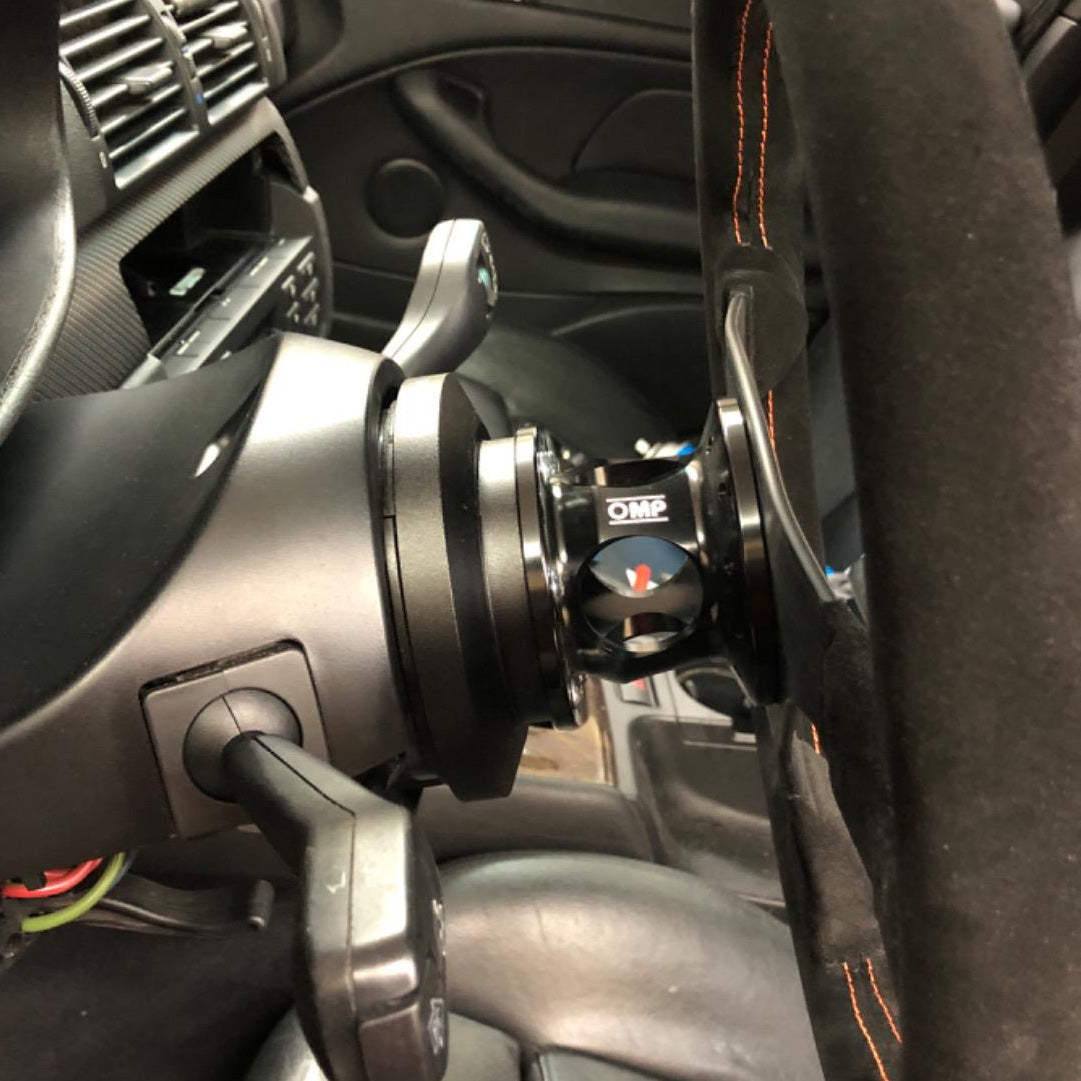 OMP Steering Wheel Spacer - 60mm - Black