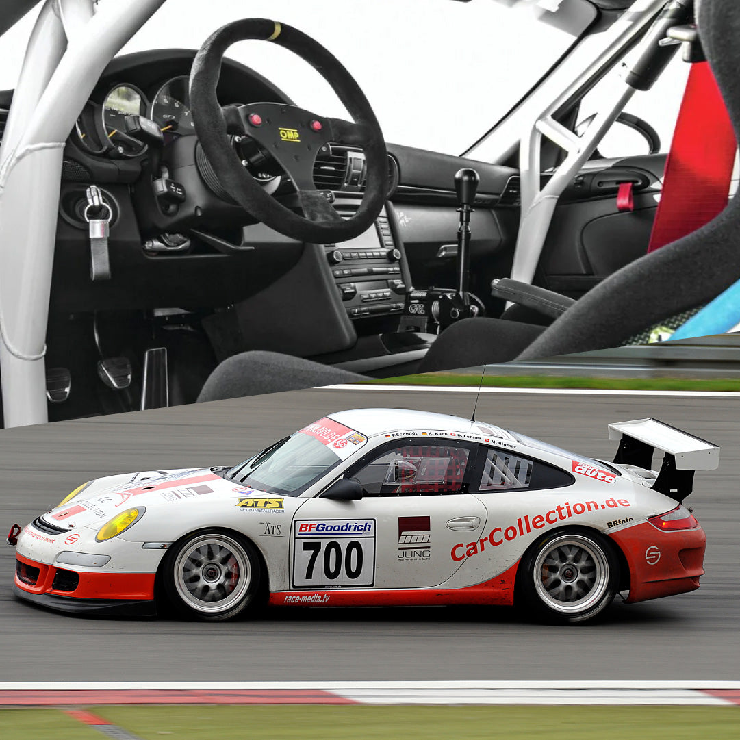 OMP 320 Alu S (Superturismo) Steering Wheel - Black Suede Black Spokes 320mm