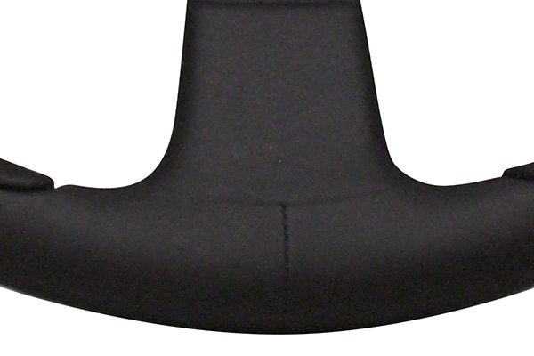 Personal Pole Position Steering Wheel Black Leather Black Spokes 350mm