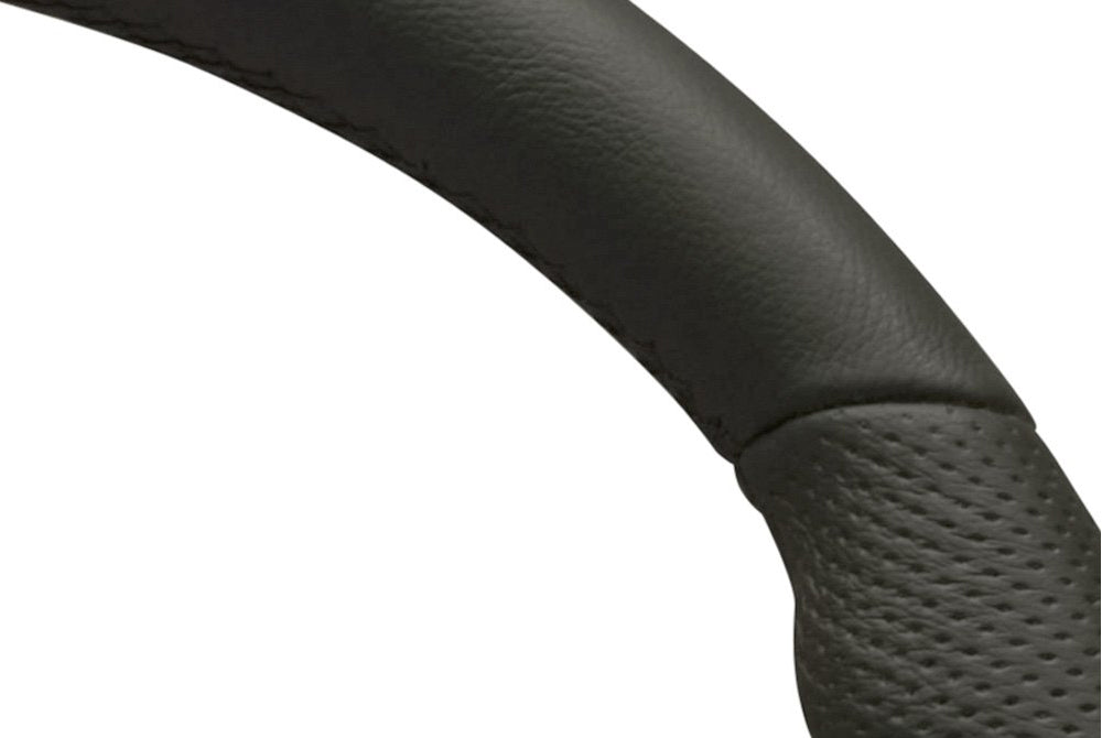 Personal Thunder Steering Wheel Black Leather Black Spokes 350mm