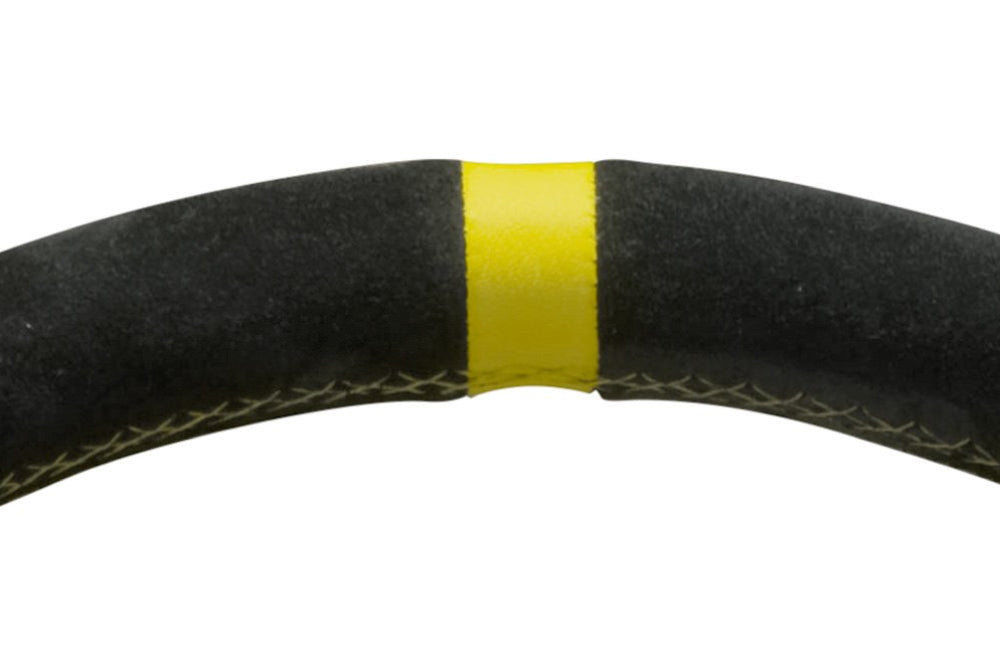 Personal Trophy Steering Wheel - Black Leather Black Spokes 350mm