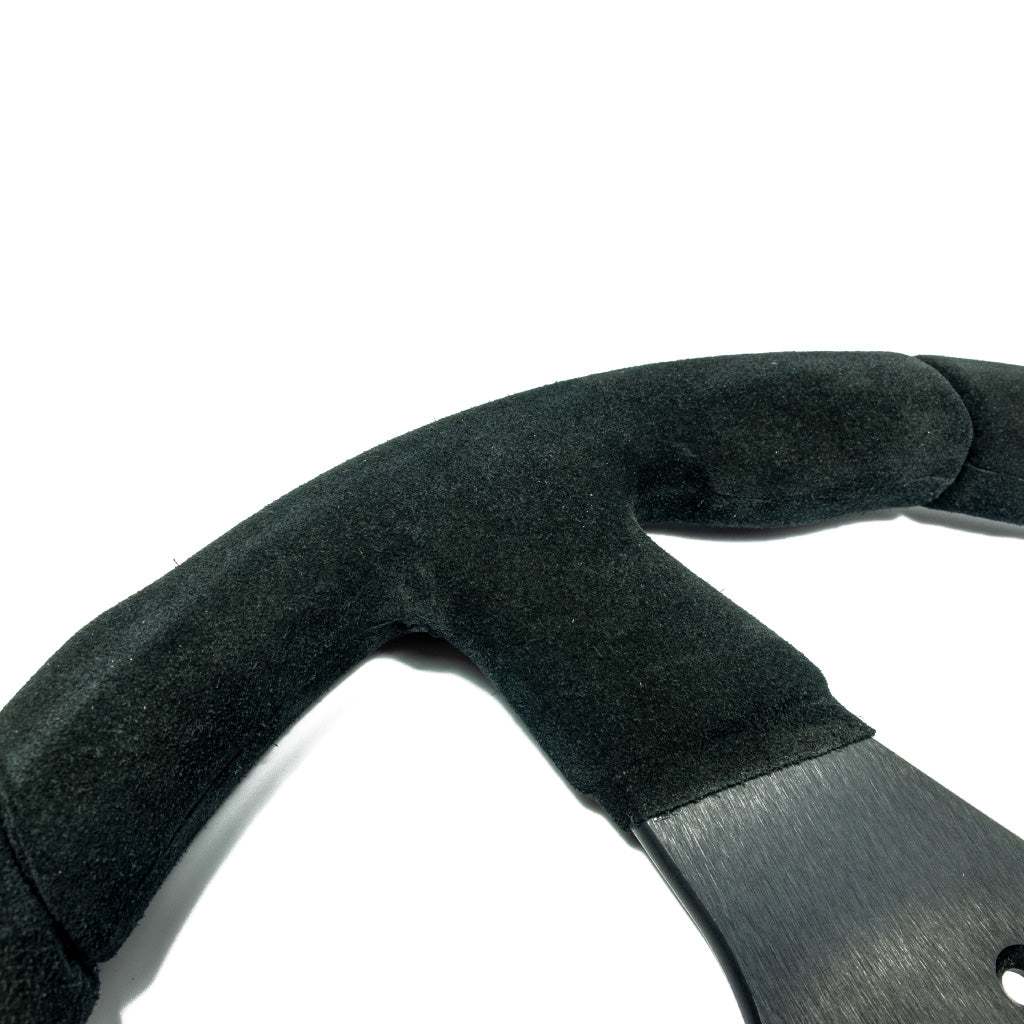 Sabelt Renault RS Performance Steering Wheel - Black Alcantara Black Spokes 330mm