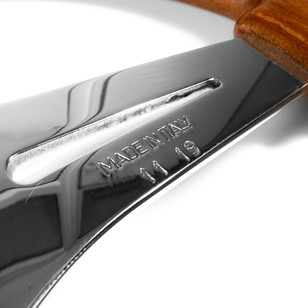 Sport Line Prestige Steering Wheel - Mahogany Wood Polished Spokes 370mm