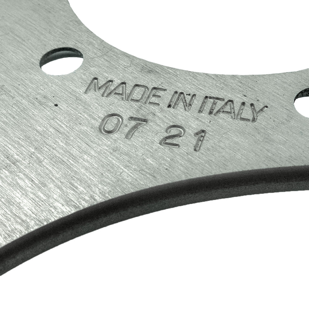 Sport Line Racing Steering Wheel - Black Vinyl Silver Spokes 350mm